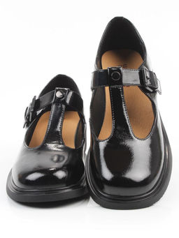06-M47-16 BLACK Туфли женские (натуральная кожа)