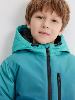 ACOOLA / Куртка детская для мальчиков San бирюзовый  фото 5