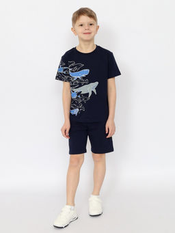 CRB wear/CSKB 70477-41-402 Шорты для мальчика,темно-синий/Ex.Cherubino  фото 4