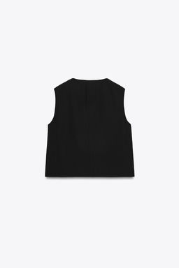 DOUBLE-BREASTED BUTTON WAISTCOAT ZW COLLECTION - Zara фото 6