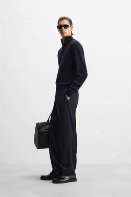 100% WOOL QUARTER ZIP JUMPER - Zara фото 13