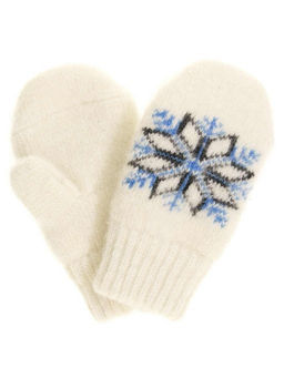 Варежки детские круговые Снежинка 2 0108-1