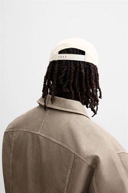 FADED LEATHER EFFECT JACKET - Zara фото 5