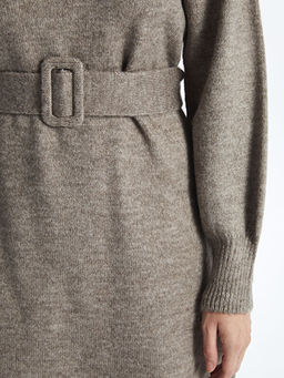 Bisiklet Yaka Kad?n Triko Tunik