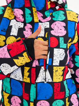 Женская горнолыжная сноубордическая куртка Alpha Endless Ultra Chaleur SNB 423/316_7 Разноцветный  фото 12