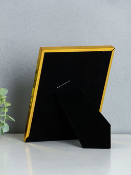 Фоторамка металл на 1 фото 10х15 см "Зеркало" золото гальваника 1,7х15х20,2 см