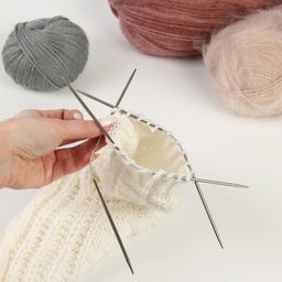 Цена за 3 шт. Спицы для вязания, чулочные, гибкие, d=3 мм, 21 см, 3 шт.