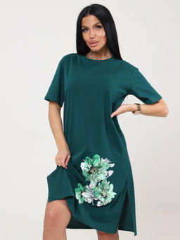 IV-CAPRIZ Антуриум - туника изумрудный