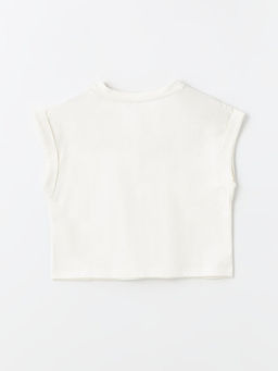 Bisiklet Yaka Basic K?sa Kollu K?z ?ocuk Ti??rt - Waikiki фото 2