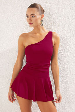 TRENDYOLMILLA Siyah Elbise Etekli Regular Mayo TBESS25MA00061  фото 20