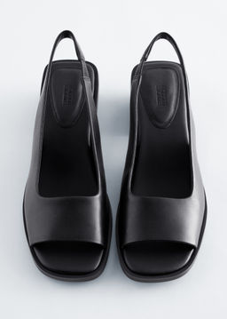 Sandalias de tiras de piel de napa - H&m фото 4