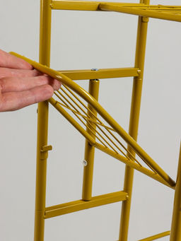 Подставка для цветов Greengo, 5 полок, 44×22×95 см, напольная, металл, цвет золотой