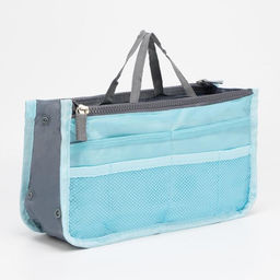 Косметичка-органайзер на молниях, цвет голубой - Simaland фото 9