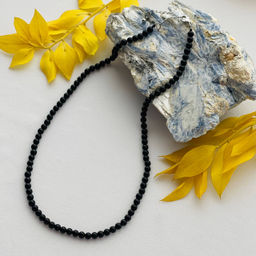 Бусы из Агата черного 38 см +