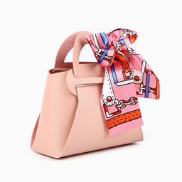 Цена за 2 шт. Сумочка подарочная «Розовая», 12 х 13 х 5.5 см