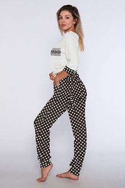 Женский домашний костюм с брюками 66