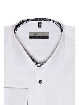 Сорочка мужская длинный рукав GREG 100/119/WH/14p  фото 3