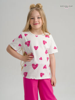 Костюм Лето разбитое сердце-фуксия - Sovalina фото 3