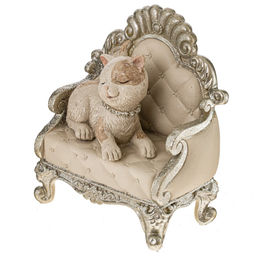 Фигурка декоративная "Кошка", L10 W6,5 H12,5 см