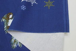 Дорожка Накануне Рождества, ш.0.5м, хлопок-100%, 226гр/м.кв, раппорт 64см - Купава фото 5