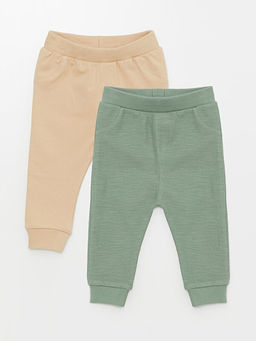Beli Lastikli Erkek Bebek Pantolon 2li