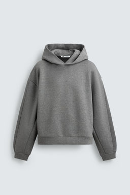 COMPACT BOXY FIT HOODIE - Zara фото 17