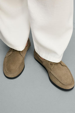 ZAPATO N?UTICO PIEL / Gris Topo - Zara фото 4