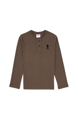 Erkek _ocuk Vizon Bisiklet Yaka Sweatshirt Sepette S_rpriz _ndirim - U.s. polo assn фото 6