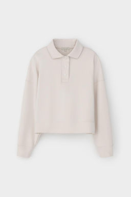 ЕВТ 3282/светлый беж джемпер-поло жен