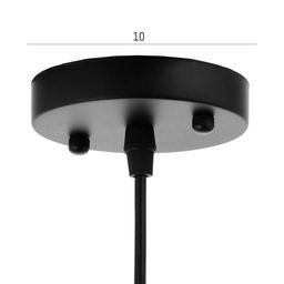 Светильник BayerLux 88307/1 E27 40 Вт черный 17×17×29-129 см