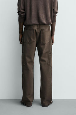 PANTAL?N CARGO STRAIGHT FIT / Marr?n - Zara фото 3