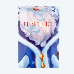 Цена за 10 шт. Открытка «С Новым годом» Дед Мороз, 12×18 см
