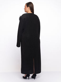 Черное платье с люрексом PP51727BLK01 - Артесса фото 8