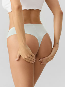 Цена за 2 штуки! Трусы бразилиана женские голубые - Mark formelle фото 4