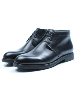 01-H9057-B17-SW3 BLACK Ботинки демисезонные мужские (натуральная кожа)