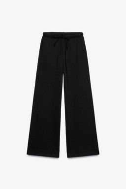 STRAIGHT-LEG PLUSH TROUSERS - Zara фото 30