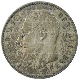 5 франков 1873 года Бельгия