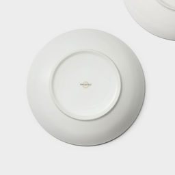 Тарелки глубокие Magistro Hypnose, 900 мл, 23×4,5 см, набор 2 шт, фарфор, белые