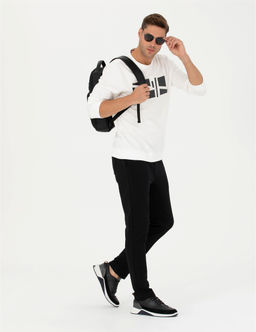 Ekru Regular Fit Sweatshirt