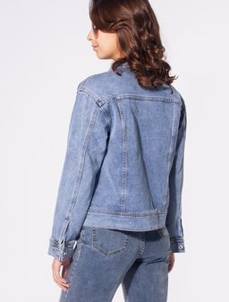 Куртка джинсовая укороченная - Vilatte фото 3