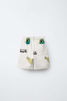 MINECRAFT  MOJANG AB.  PLUSH BERMUDA SHORTS - Zara фото 2