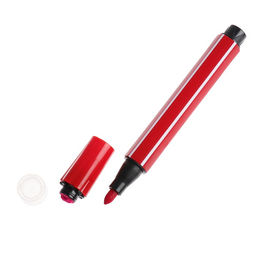 Фломастеры 6 цветов «Полоски», толстые, в блистерной упаковке, вентилируемый колпачок