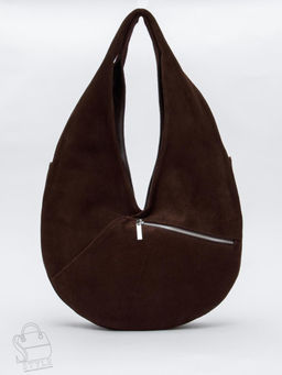 Сумка женская кожаная 1101M coffee Polina&Eiterou