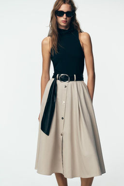 BELTED COMBINATION DRESS - Zara фото 2