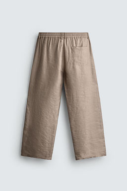 PANTAL?N FLUIDO RELAXED FIT / rosa claro
