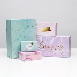 Набор коробок 15 в 1, упаковка подарочная, Текстурный, 12?6.5?4 см - 46.5?30?17.5 см