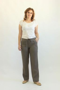 100% ЛЁН Брюки прямые