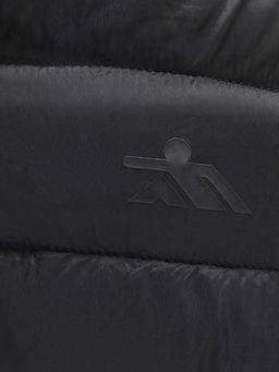 Куртка мужская гибридная стёганая с капюшоном с графеновой подкладкой черного цвета 9621_1Ch