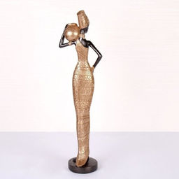 Статуэтка Африканка 11,7х8х42 / LY200909-Gold /уп 16/ - Галеонтрейд фото 2