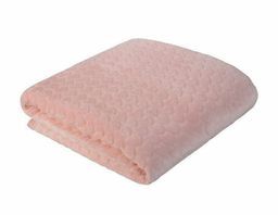 Покрывало-плед Афродита-Нежная роза фланель-стриж 150*200 см. - Лен поволжья фото 2